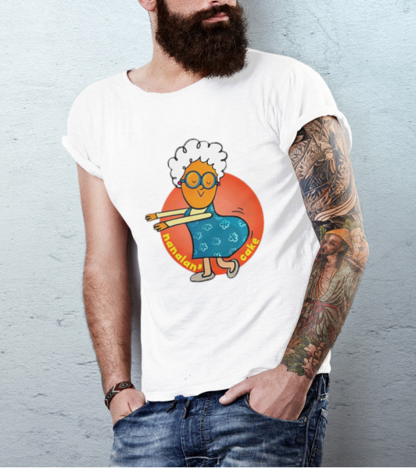 Nanalan Nana Cake Dancing Granny Character T-Shirt