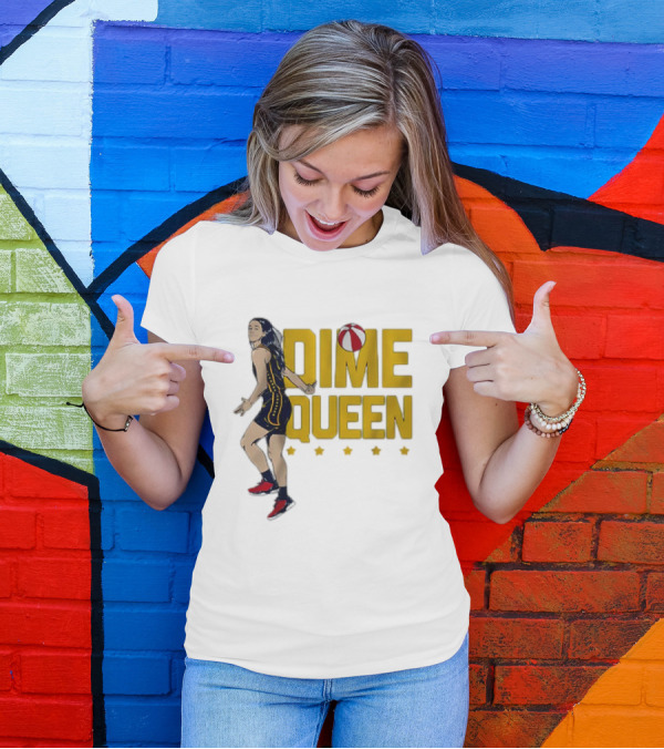 Caitlin Clark Dime Queen Indiana Fever Basketball T-Shirt