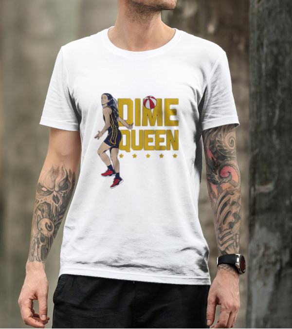 Caitlin Clark Dime Queen Indiana Fever Basketball T-Shirt