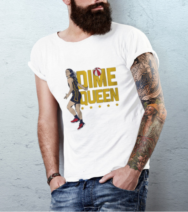 Caitlin Clark Dime Queen Indiana Fever Basketball T-Shirt