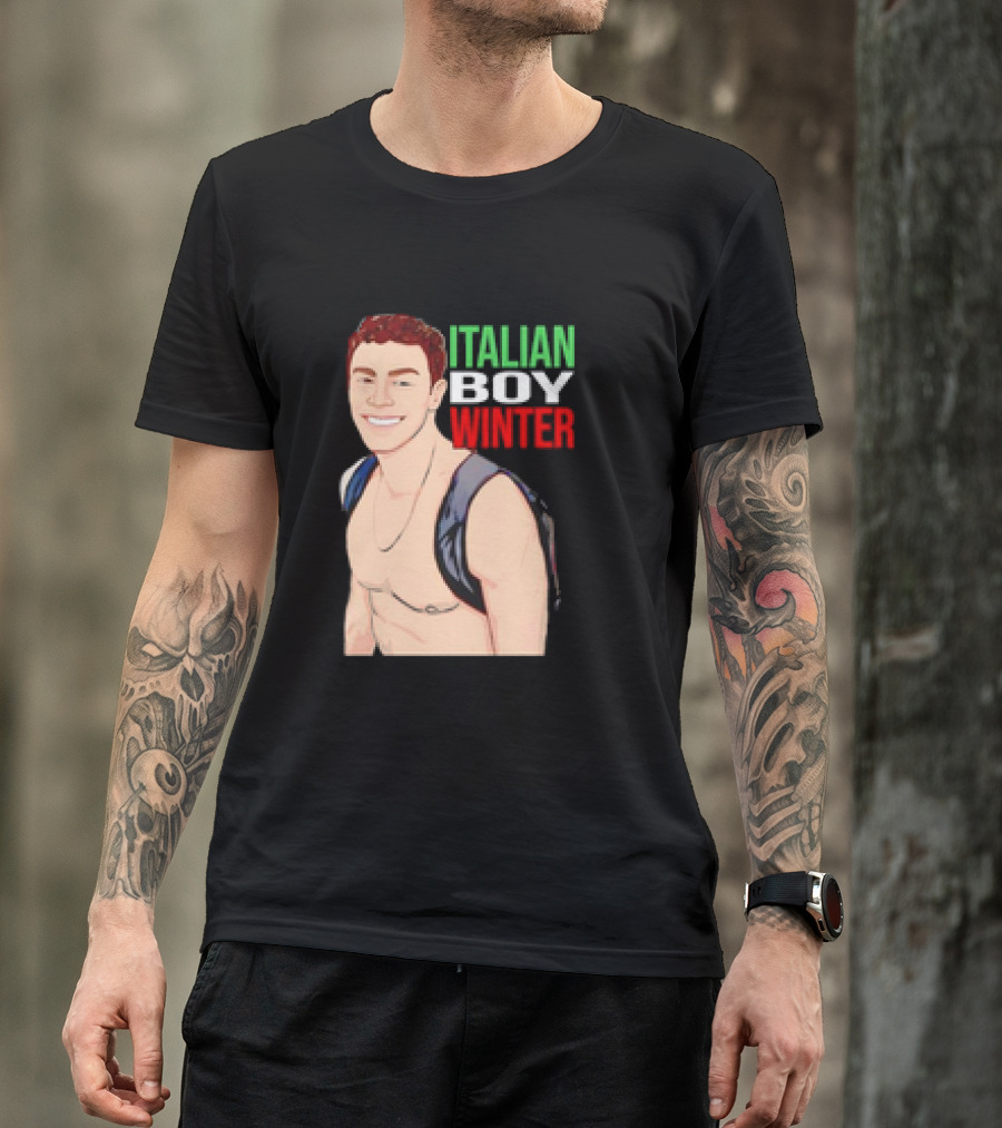 Luigi Mangione Italian Boy Winter Backpack Smiling T-Shirt