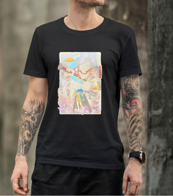 Seiko Ayase Dandadan Character With Vibrant Colors And Artistic Elements T-Shirt