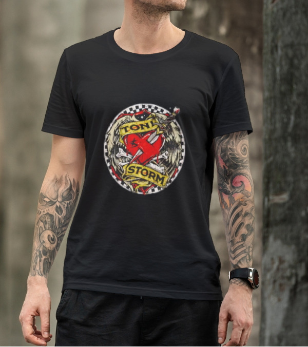 Toni Storm Lovesick Heart With Sword And Wings T-Shirt