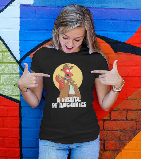 A Fistful Of Anchovies Zoidberg Futurama Cowboy T-Shirt