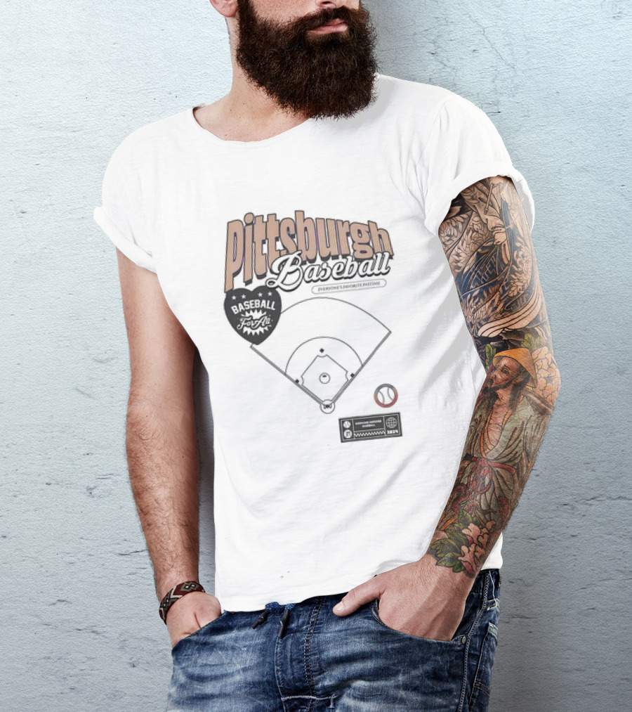 Pittsburgh Baseball Everyone’s Favorite Pastime Field T-Shirt