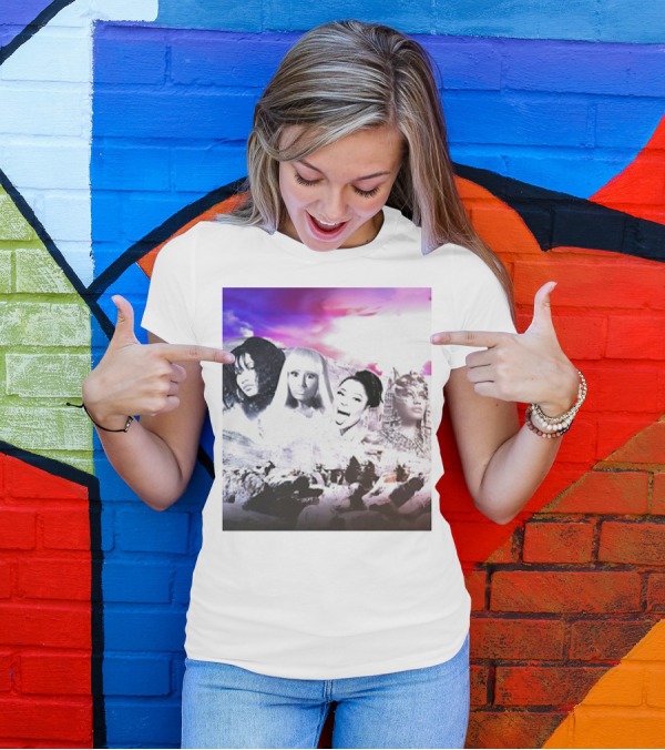 Kingkongkenn My Female Rap Mount Rushmore Nicki Minaj And Rihanna T-Shirt