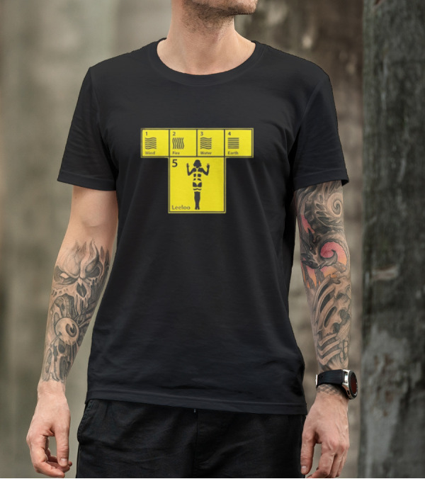 Five Elements Wind Fire Water Earth Leeloo Iconic T-Shirt