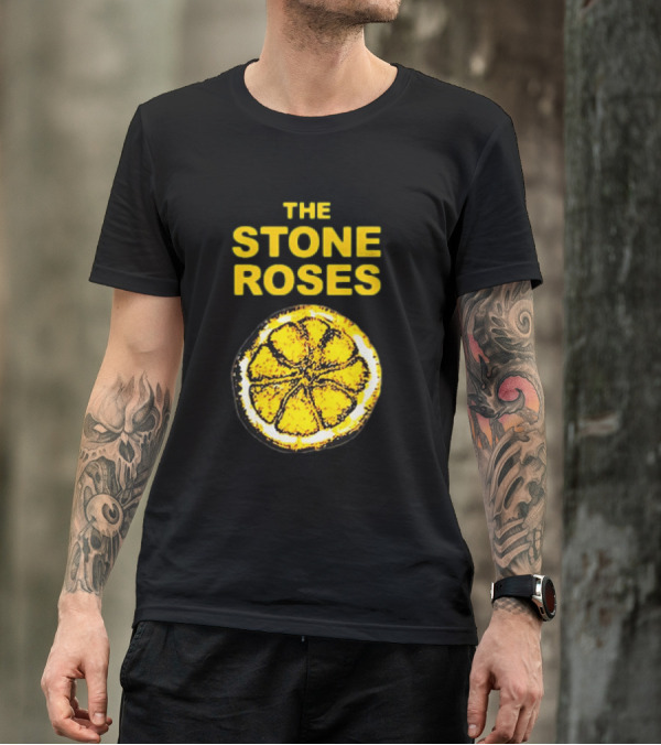 THE STONE ROSES Lemon Iconic Yellow T-Shirt