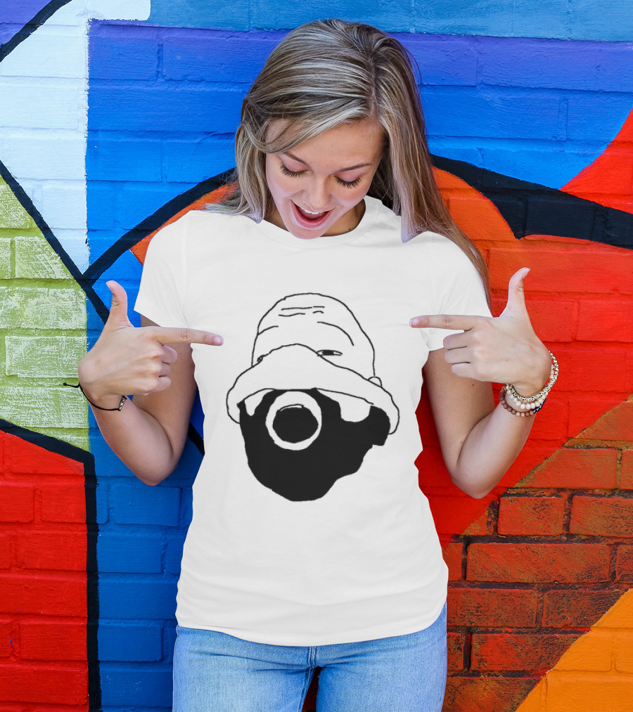 Ye Kanye West Nitrous Mask Drawing T-Shirt
