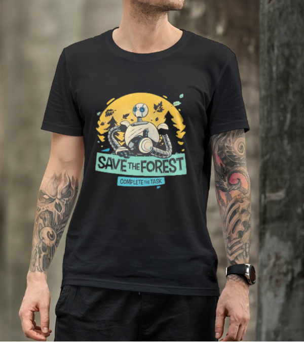 Save The Forest Complete The Task Roz The Wild Robots T-Shirt