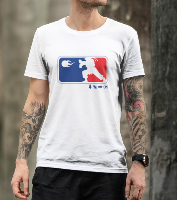 Street Fighter Video Game League Player Moves T-Shirt