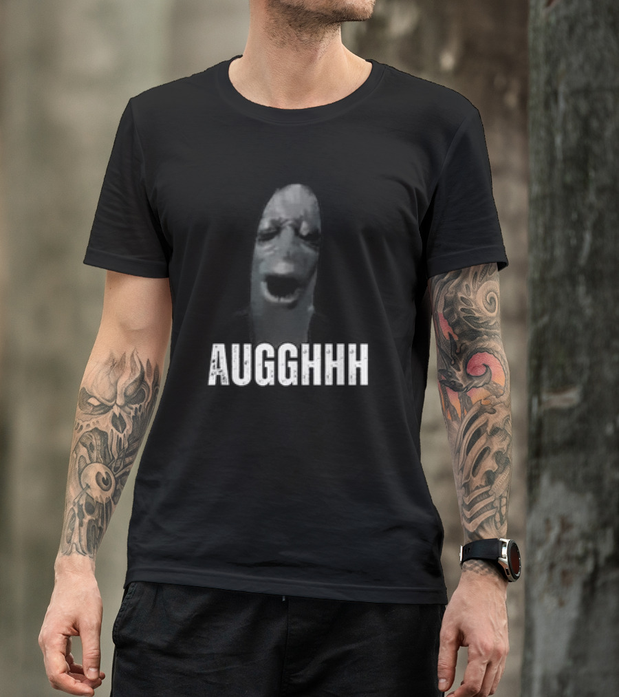 AUGGHHH Cursed Plankton Meme T-Shirt