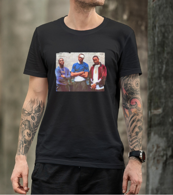 Paid In Full Movie Calvin Scene With Three Men In Streetwear Clothing T-Shirt