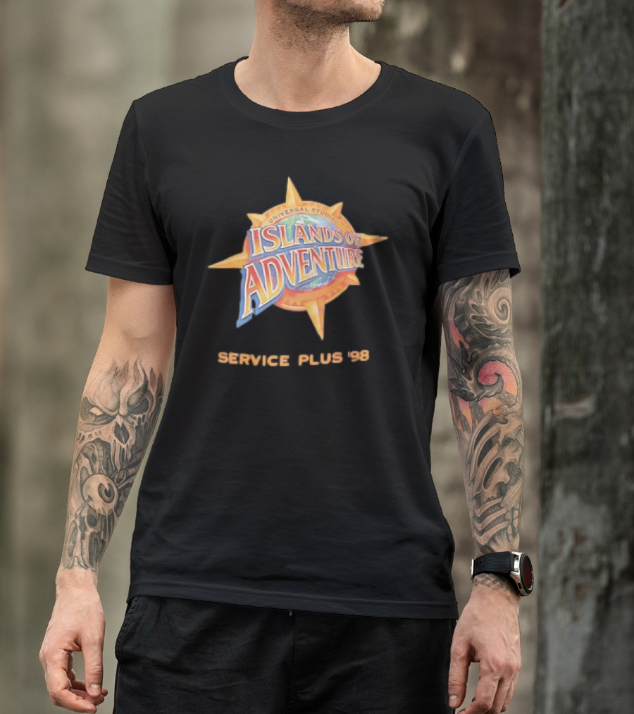 Universal Studios Islands Of Adventure Service Plus ’98 T-Shirt