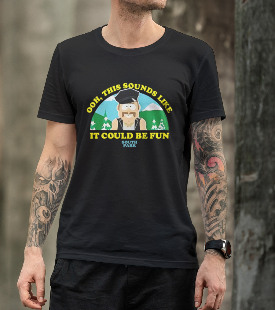 Ooh This Sounds Like It Could Be Fun South Park Vintage Biker Character T-Shirt