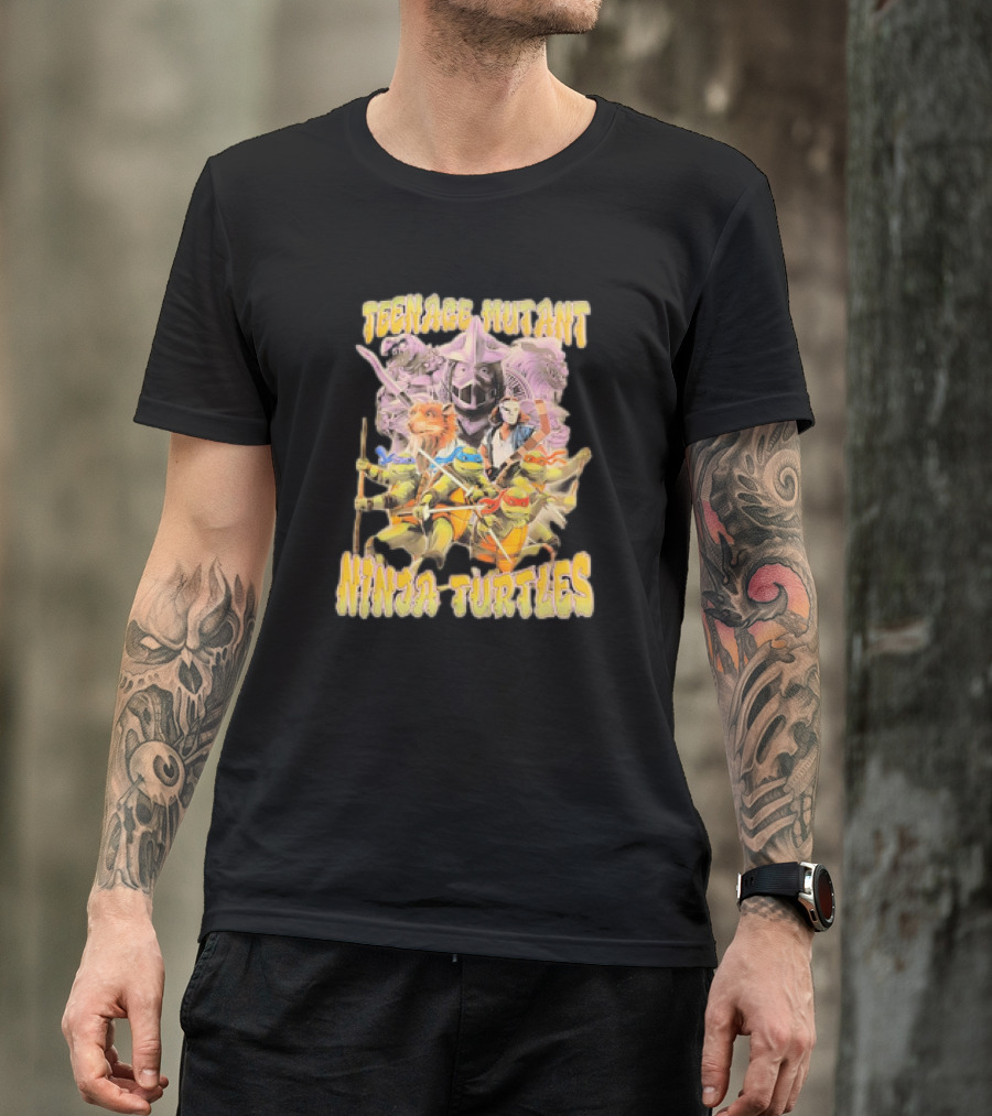Teenage Mutant Ninja Turtles Vintage Heroic Group Adventure T-Shirt