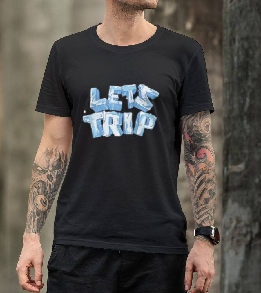 LET'S TRIP ICE BLOCK LETTERING T-Shirt