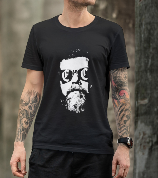 Erik Cohen Live Aus Der Vergangenheit II Abstract White Face With Sunglasses T-Shirt