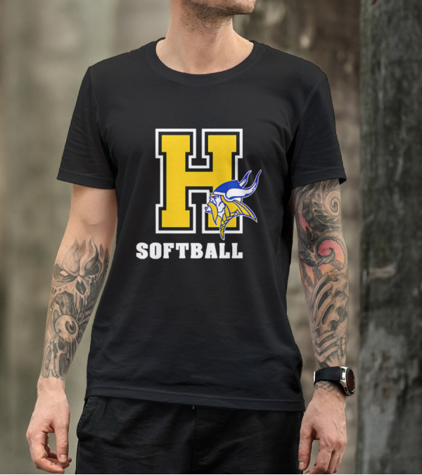 Francis Howell Vikings H Softball T-Shirt