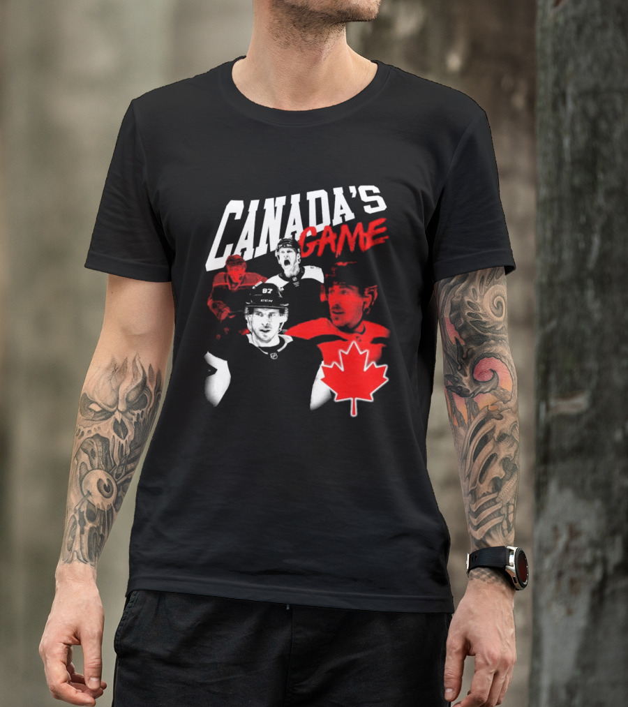 Canada's Game 4 Nations Team Maple Leaf T-Shirt