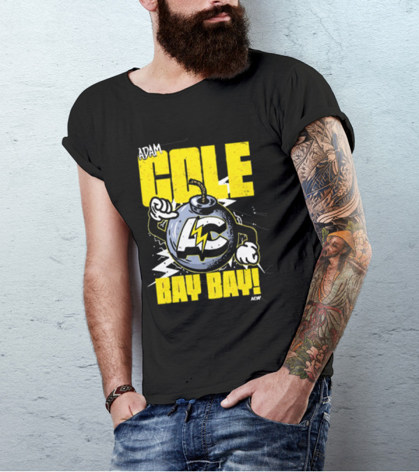 Adam Cole Bay Bay AC Bombs Away Comic Style T-Shirt