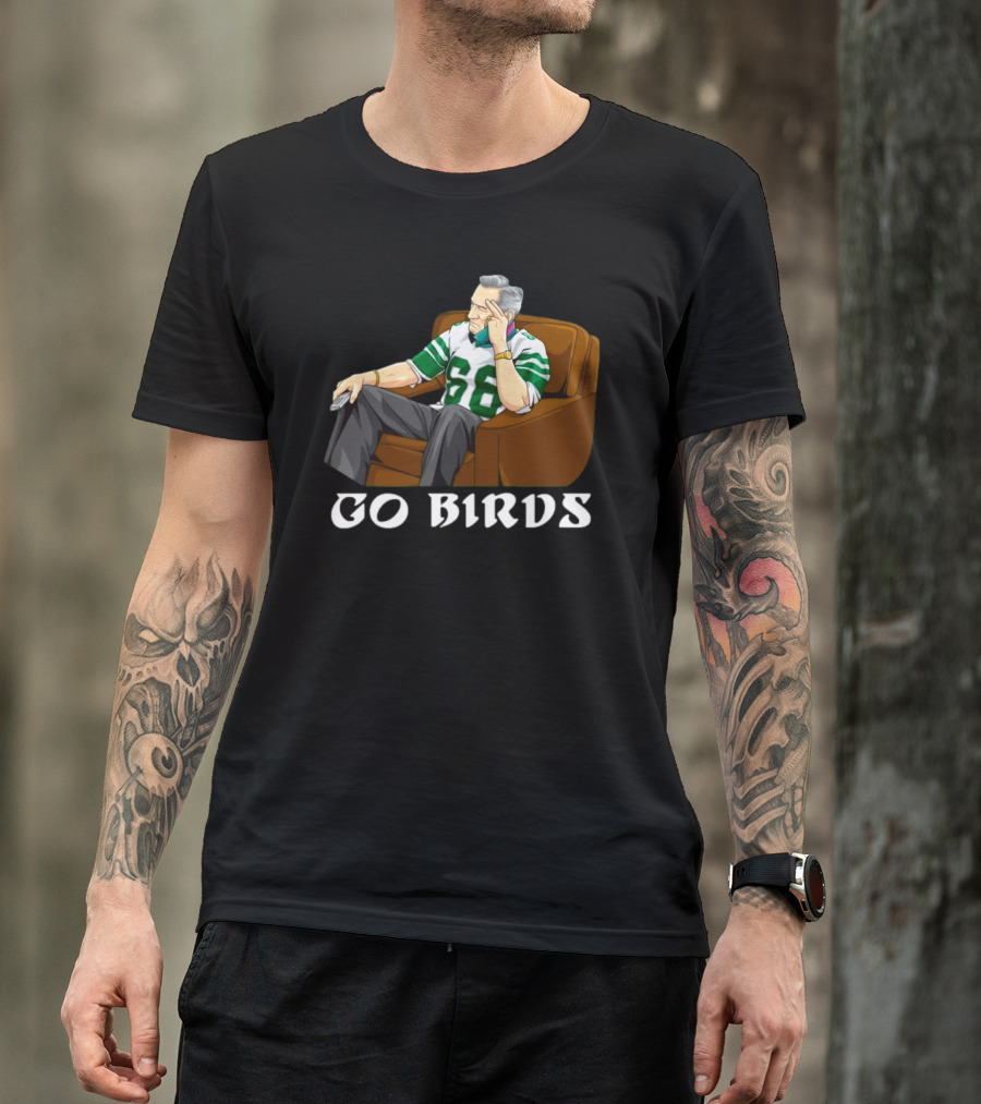 Andy Reid 66 Go Birds Football Fan Apparel T-Shirt