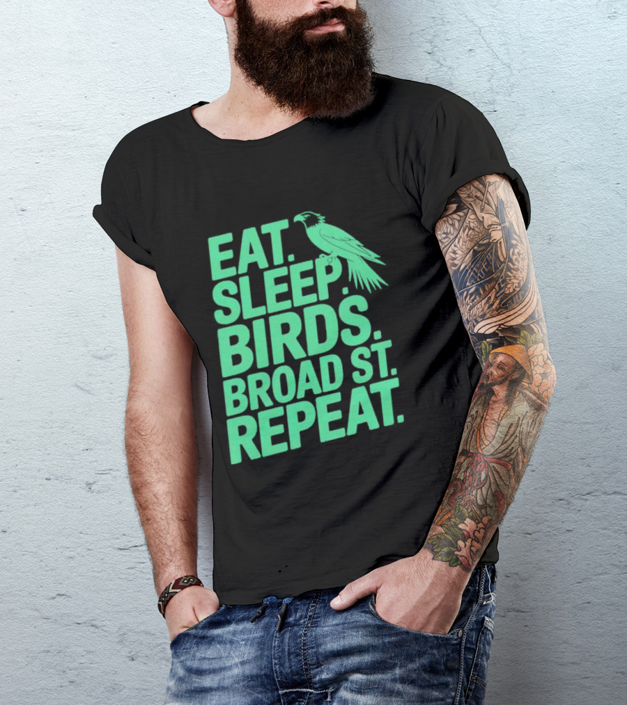 Birds Broad St Repeat T-Shirt