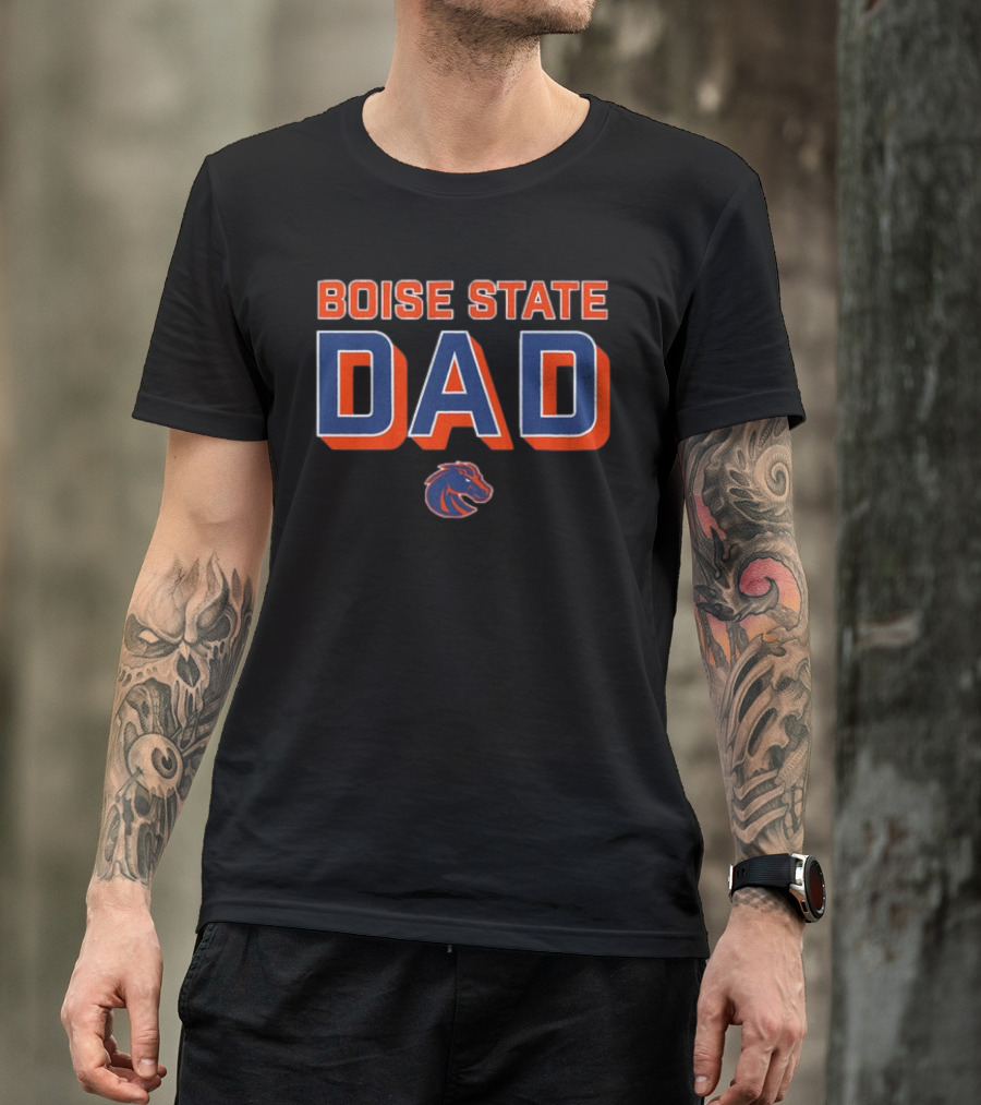 Boise State Broncos Logo Boise State Dad T-Shirt