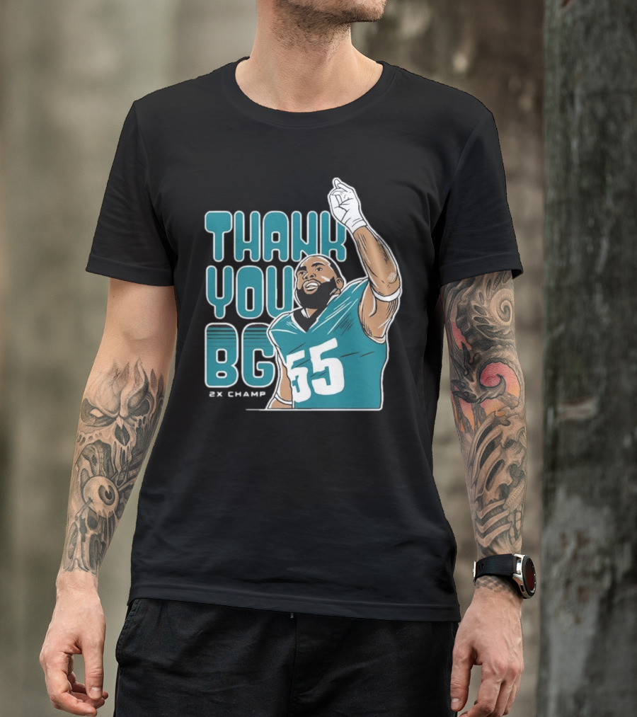 Brandon Graham Thank You BG T-Shirt