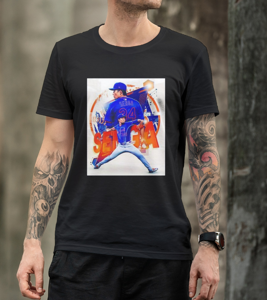 Bright Lights Senga Kodai New York Mets T-Shirt