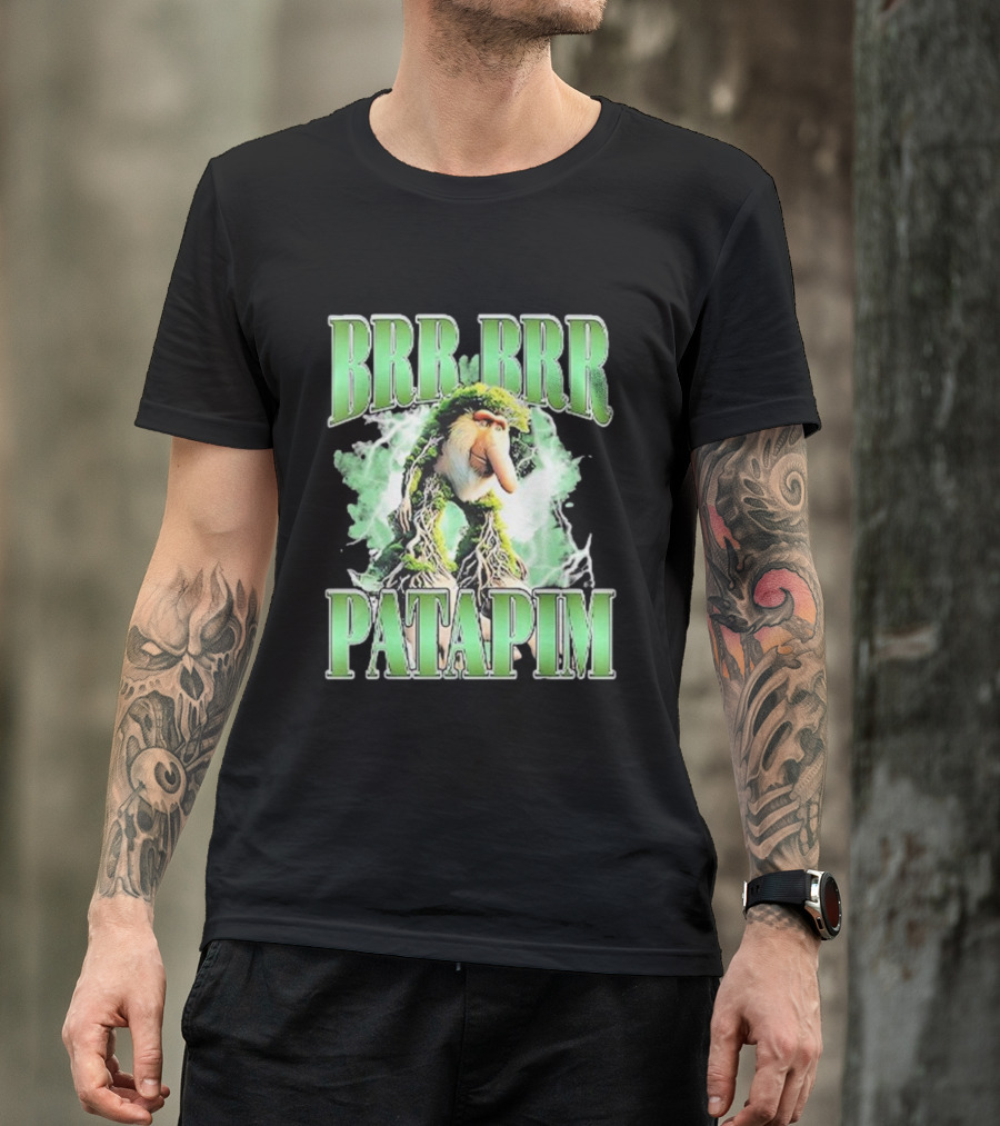Brr Brr Patapim Italian Brainrot Meme T-Shirt