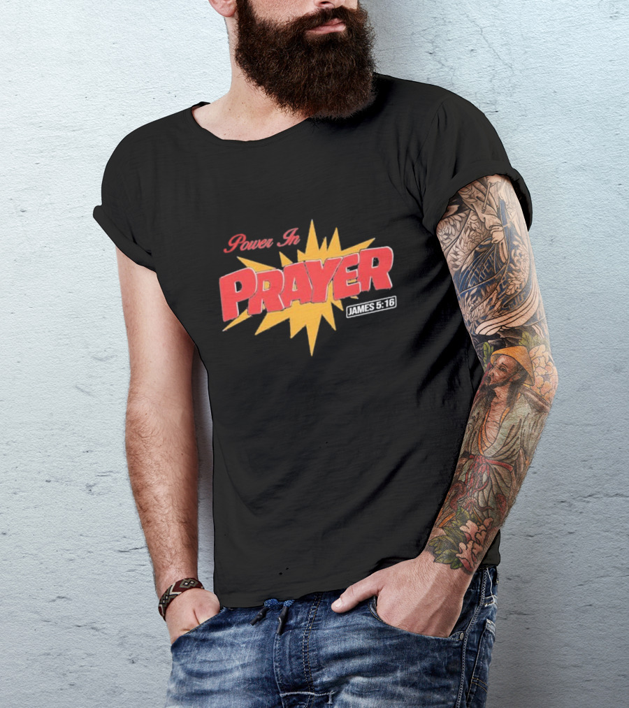 Bryce Crawford Merch Power In Prayer 90’s Cartoon T-Shirt