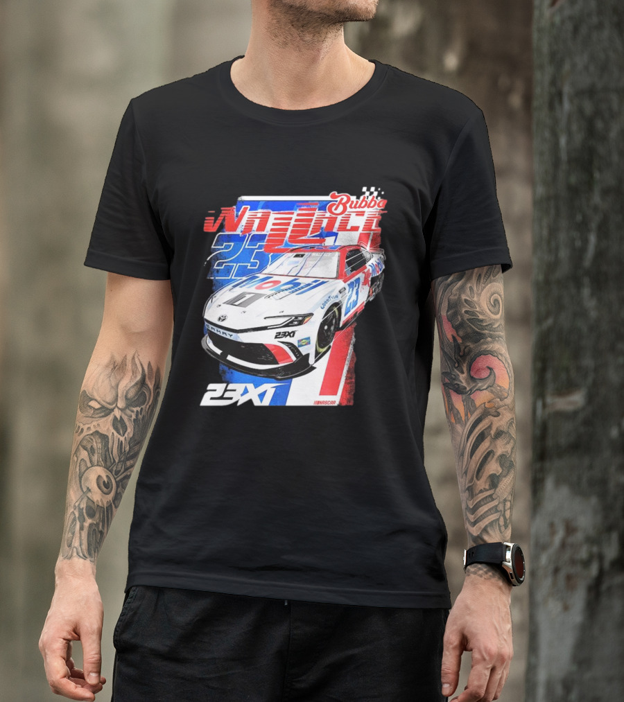 Bubba Wallace 23XI NASCAR Mobil 1 Camry Racing 23X1 T-Shirt