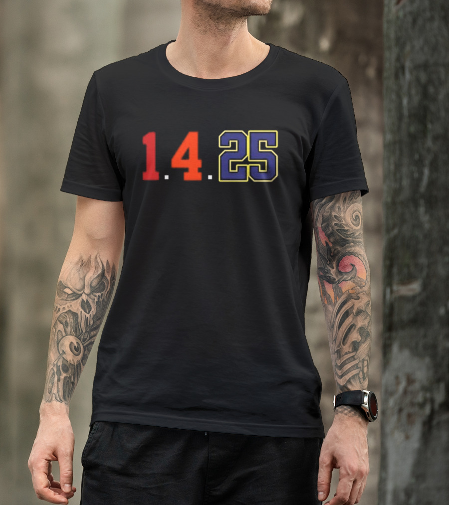 Bulls & Knicks Made These Customized 1.4.25 T-Shirt