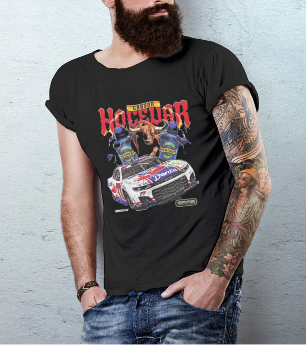 Carson Hocevar E2 Apparel Black Chili’s Car T-Shirt