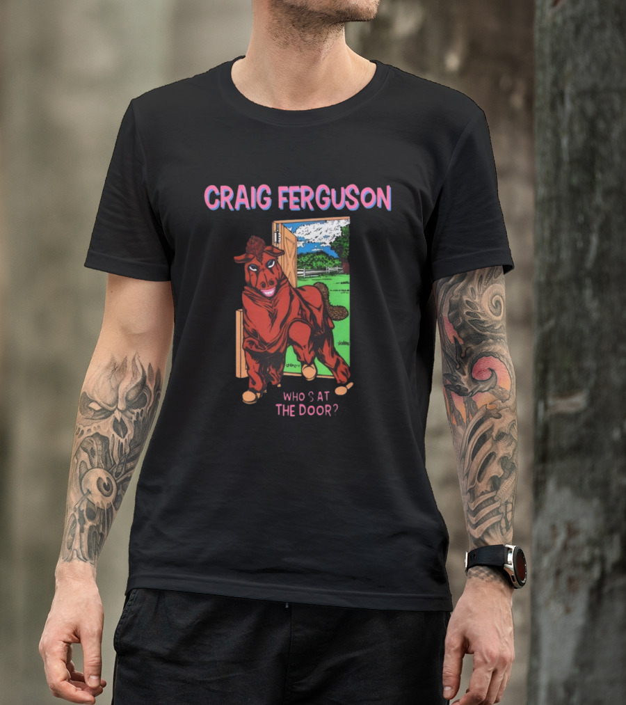 Craig Ferguson Who’s At The Door Painting T-Shirt
