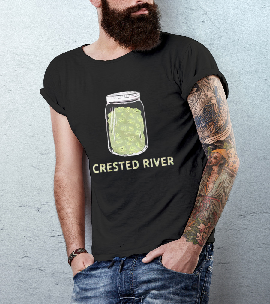 Crested River Jar Of Green Buds T-Shirt