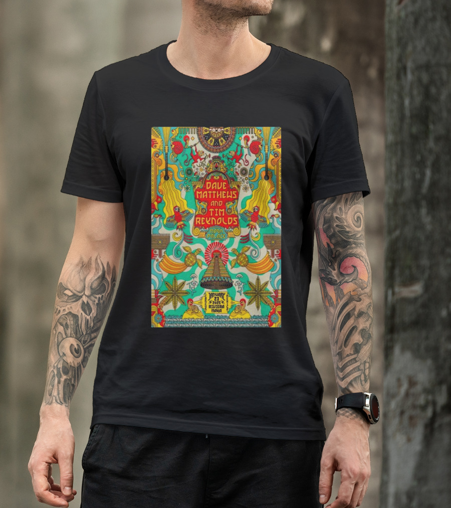 Dave Matthews And Tim Reynolds Moon Palace Riviera Maya, MX Jan 23 2025 Event T-Shirt