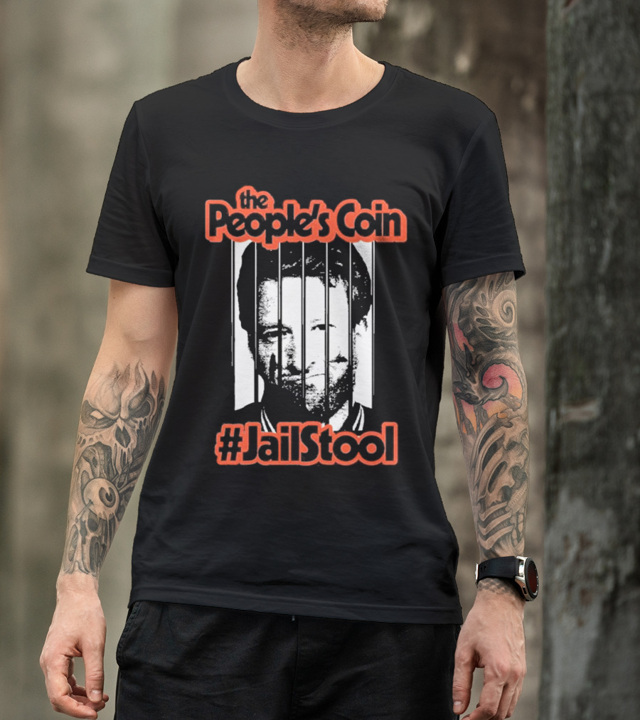 Dave Portnoy The People’s Coin Jail Stool T-Shirt