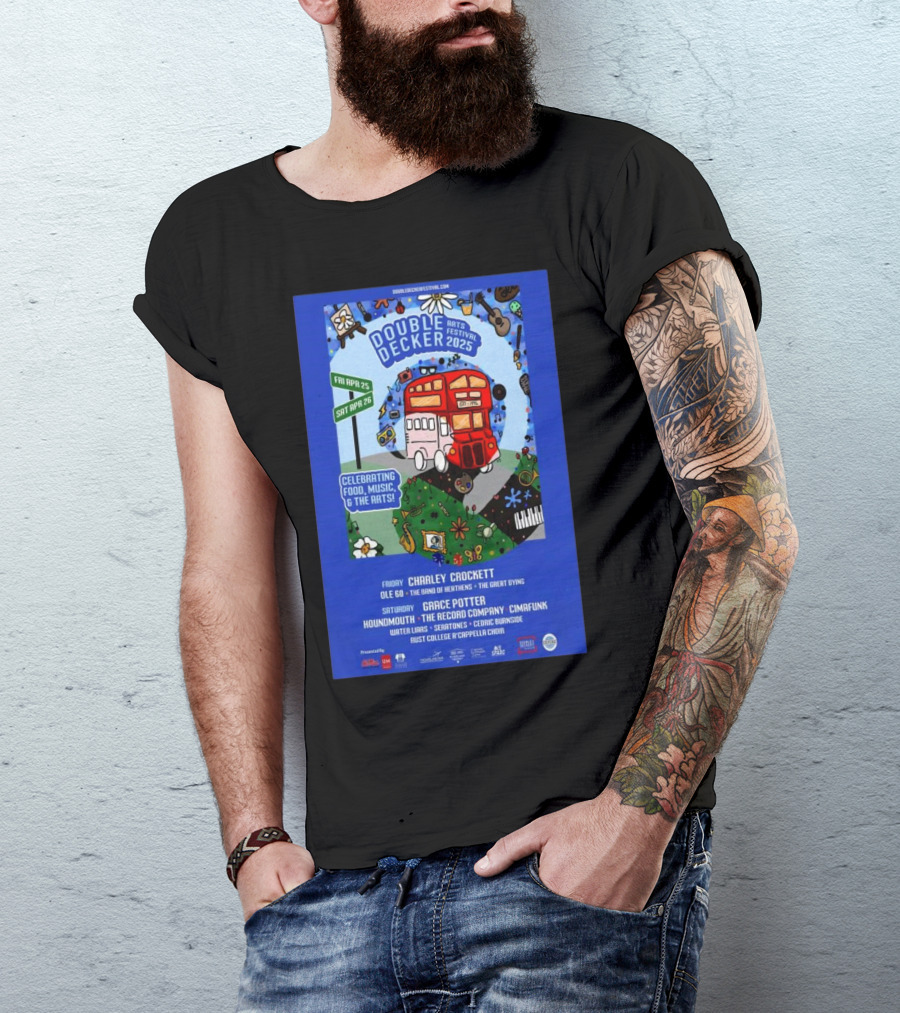 Double Decker Arts Festival 2025 T-Shirt