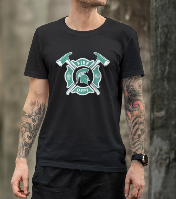 Fire Dept X Michigan State Spartans T-Shirt