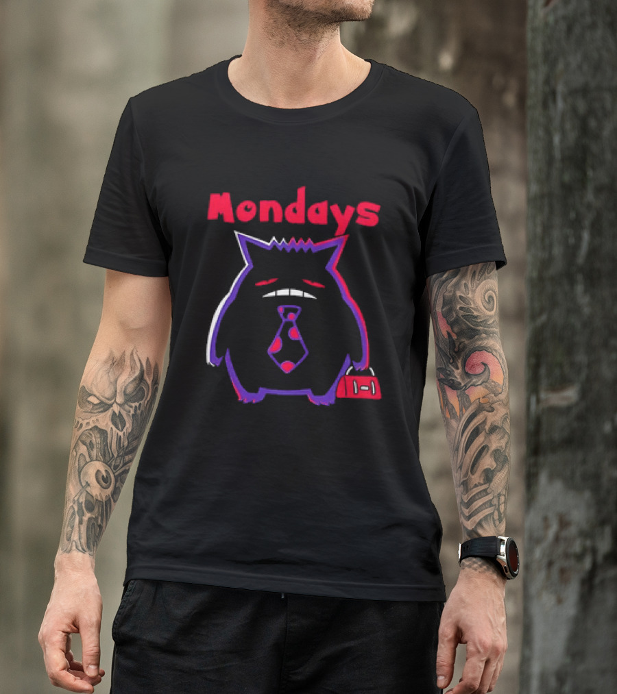 Even Gengar Hates Mondays T-Shirt