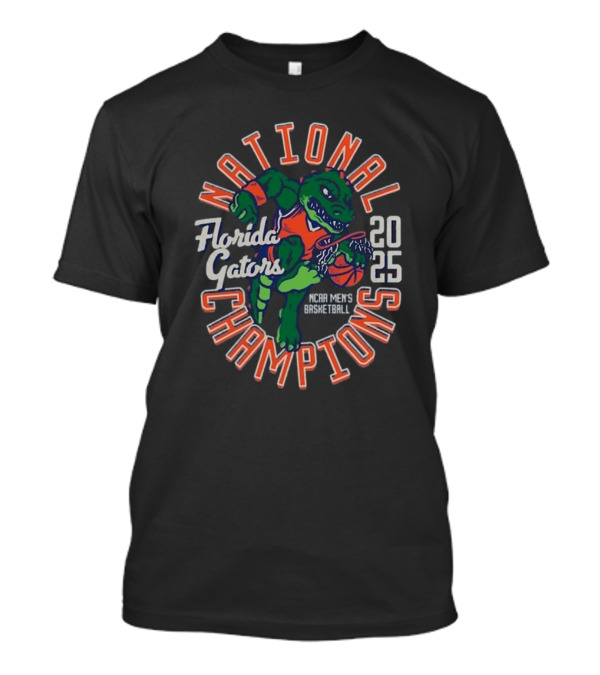 Florida Gators 2025 NCAA Men’s Basketball National Champions Comfort Colors Mascot T-Shirt