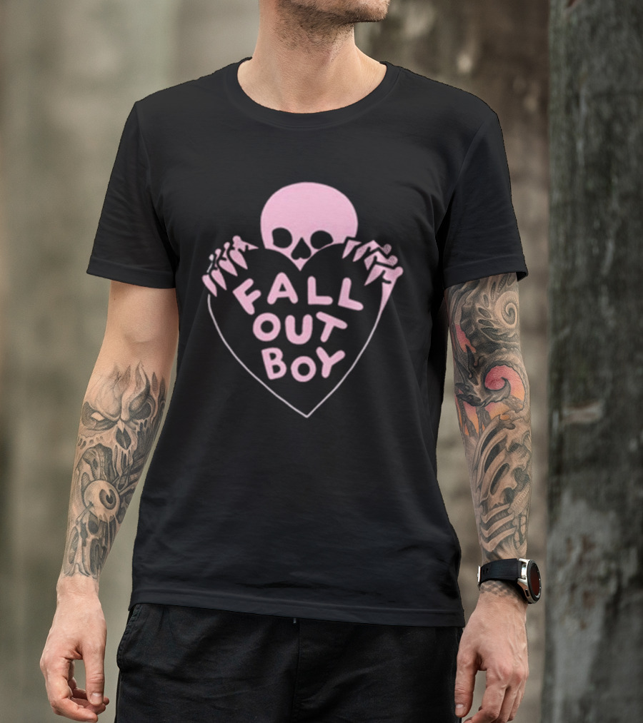 Falloutboy Skeleton Heart T-Shirt