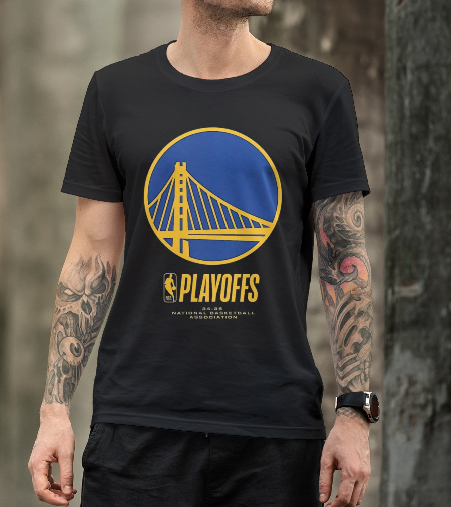 Golden State Warriors 2025 NBA Playoffs Alley Oop T-Shirt