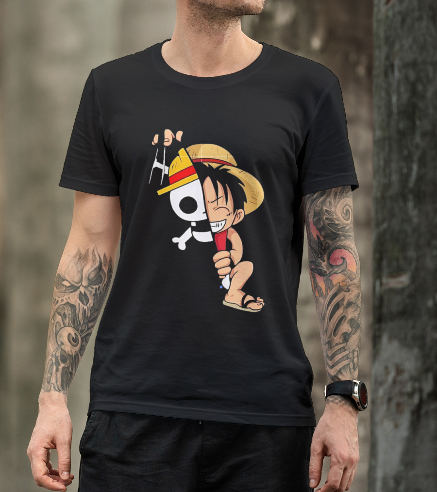 Funny Monkey D Luffy One Piece Anime Character T-Shirt