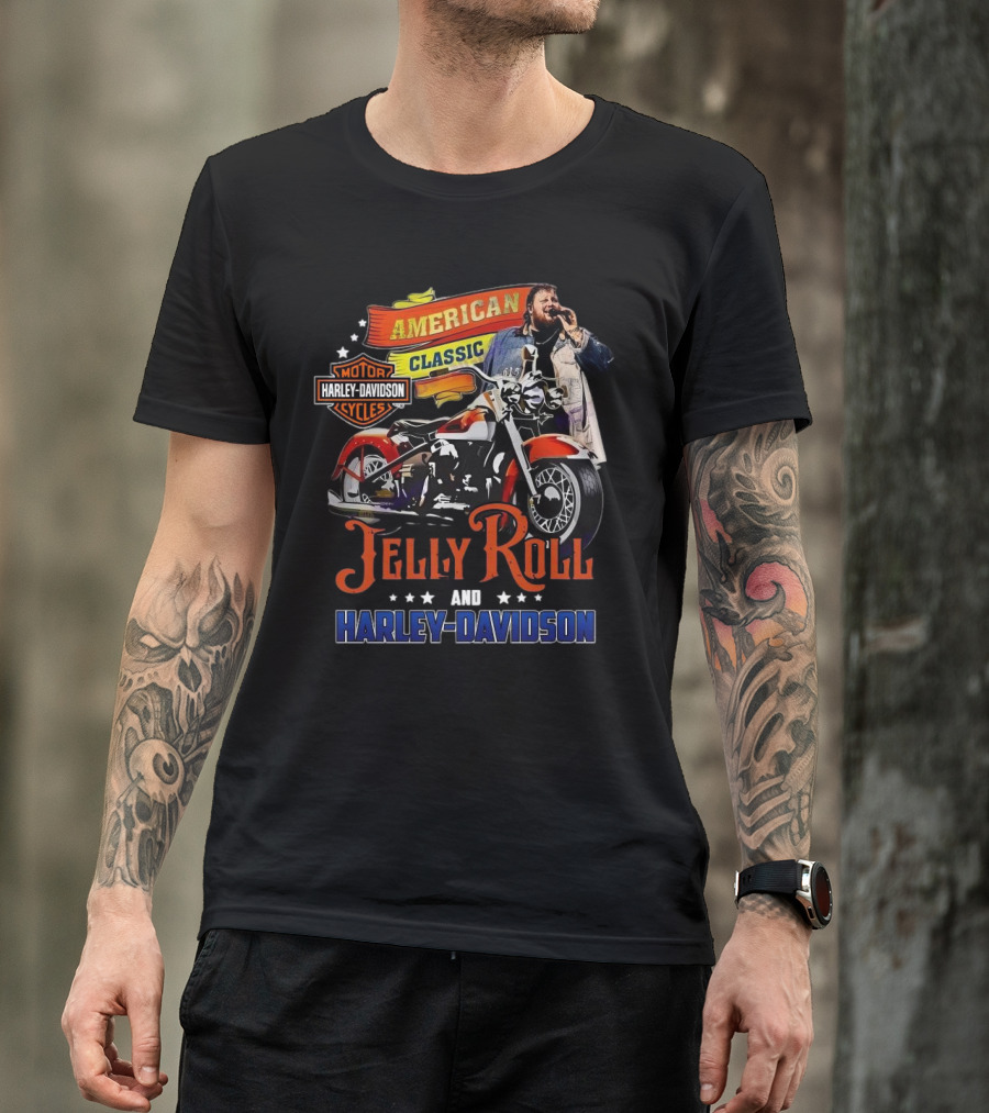 Harley Davidson – Jelly Roll American Classic Signature T-Shirt