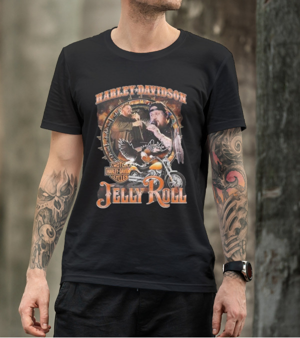 Harley-Davidson Jelly Roll Signature News 2025 T-Shirt