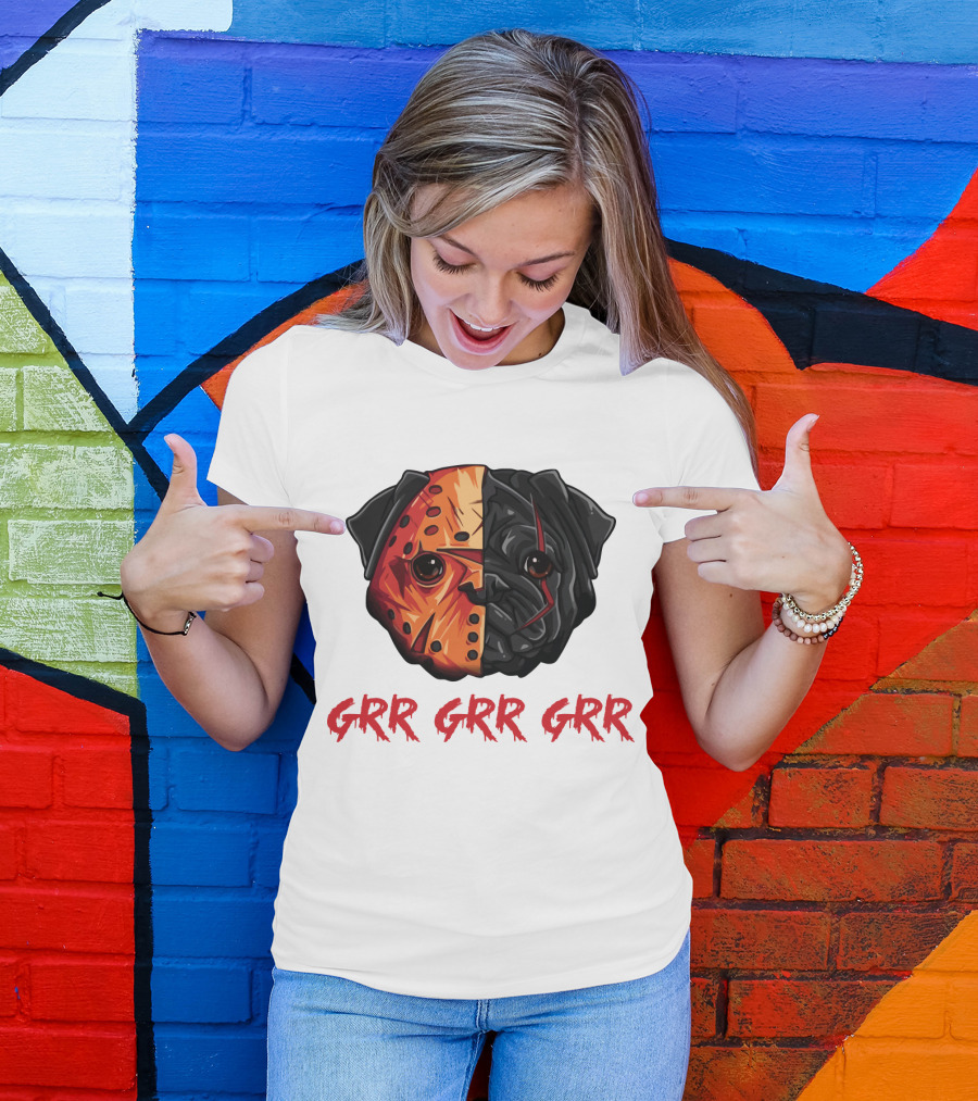 CH CH CH Grr Grr Grr Pug Lover T-Shirt