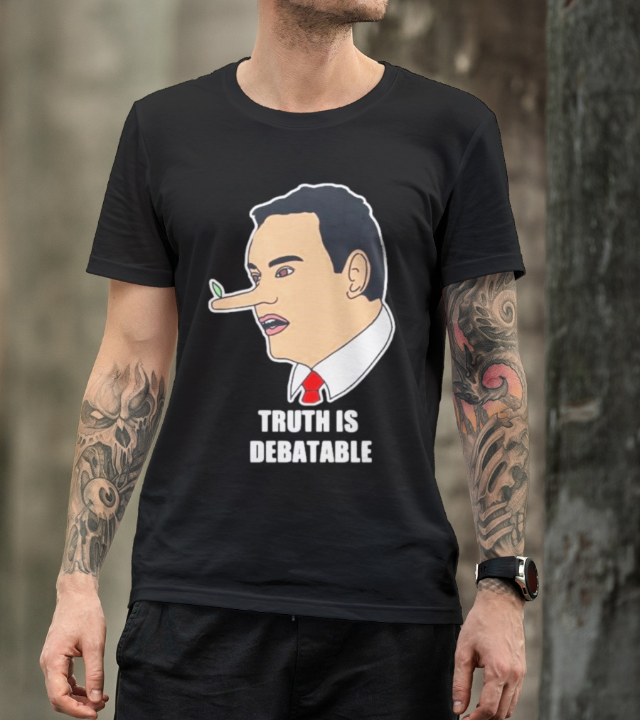 Funny George Santos Congressman Truth Is Debatable Nose T-Shirt